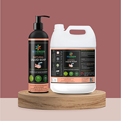 Liquid Soap Orange| Eco-Friendly & Biodegradable |Safe For Sensitive Skin| 100% Natural & Plant based|Beegreen